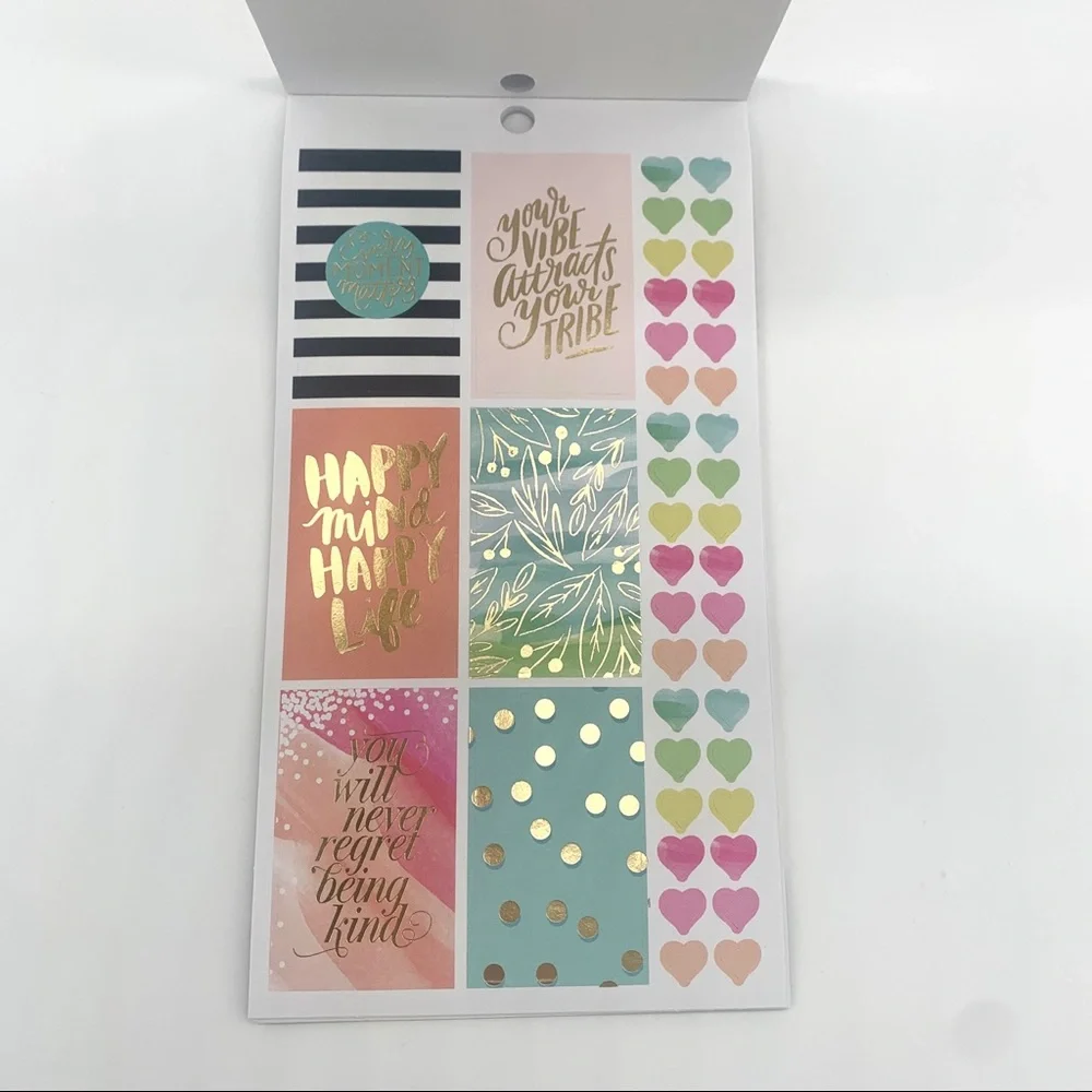 Happy Planner Water Colors Sticker Sheet Book